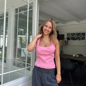 Sina Halterneck Top - Pink