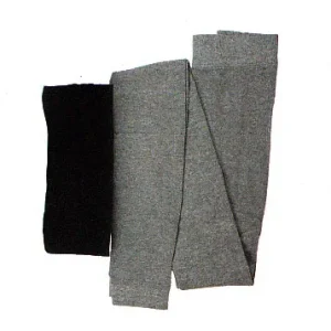 Leggings, slätstickade, Grå, L