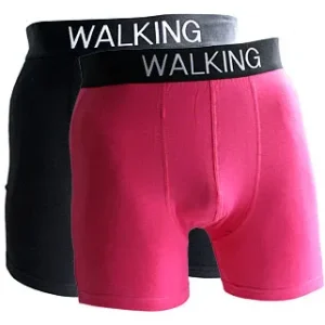 Smal, 2-pack herrboxer, svart och rosa