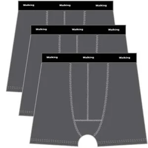 XX-large, 3-pack grå herrboxer