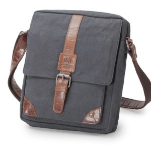 Handbag i blå canvas