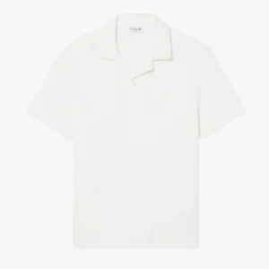 Classic Fit Textured Polo Shirt White