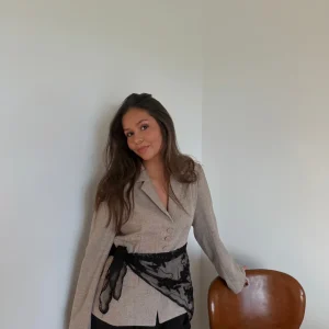 Aida Lace Scarf - Black