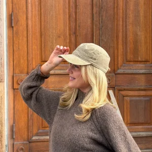 Elsa Washed Cap - Khaki