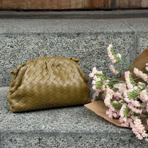 Aya Small Clutch - Dark Olive
