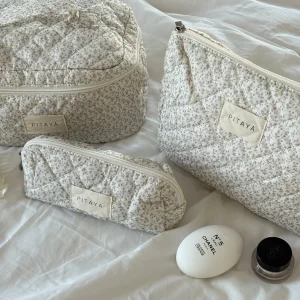 Small Makeup Bag - Purple Flower