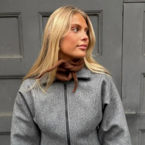 Carla Scarf - Chocolate Brown