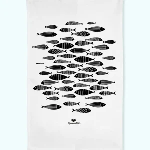 Kökshandduk Fiskar