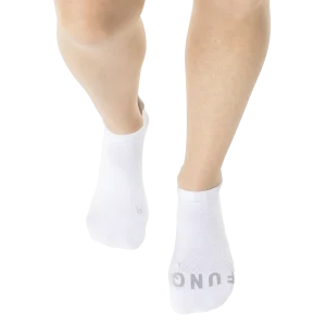 WIDE+ Active Low Cut Sockor Wonderful White – för Rörelse & Komfort