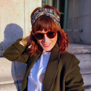 Hårband CASSANDRE – retrodrapering & bohemisk stil från Paris