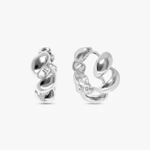 Agnete Earrings - Silver Plated