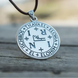 Handcrafted Angel Amulet Sterling Silver Handmade Jewelry V03