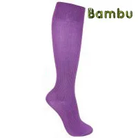 Bambu stödstrumpor, lila, 37/39