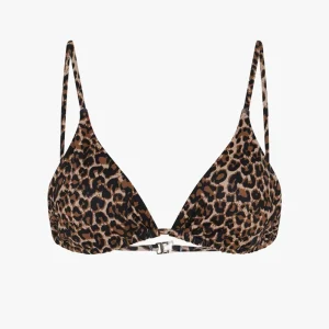 Elena Bikini Top - Black Leopard