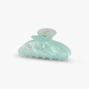 Fiona Glitter Hairclip - Light Green