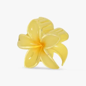 Gry Flower Hairclip - Light Yellow