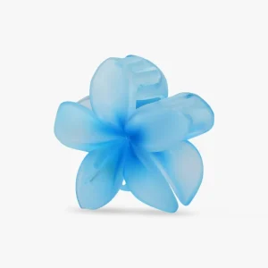 Gry Flower Hairclip - Matte Blue