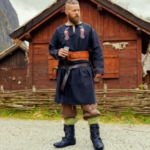 "Hugin & Munin” Viking Tunic Black