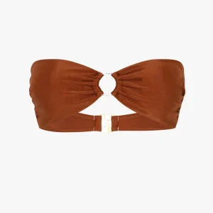 Karo Bikini Top - Brown