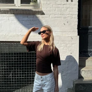 Klara Waisted Top - Chocolate Brown