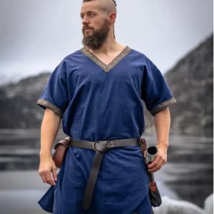 "Loki ” Blue Viking Tunic