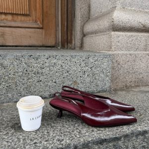 Maddie Slingback - Burgundy