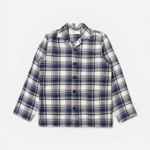 Texture Plaid Cancun Jacket Navy
