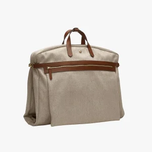 M/S Suit Carrier Grand Herringbone/Cuoio