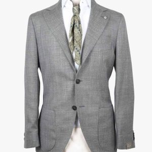 Wool Silk Linen Jacket Green