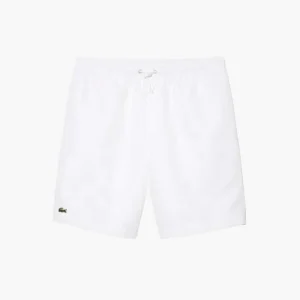 Lacoste Sport Tennis Shorts Weave Taffeta White