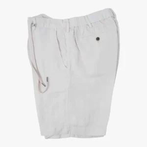 Linen Cotton Shorts White