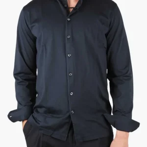 Long Sleeve Jersey Shirt Navy