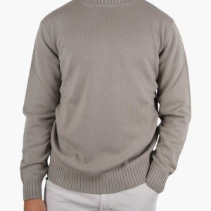 Wool Turtleneck Sweater Grey