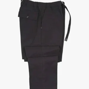 Cotton Loose Fit Trousers Black