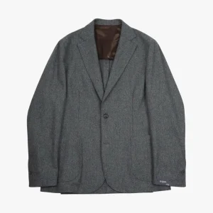 Light Flannel Blazer Grey