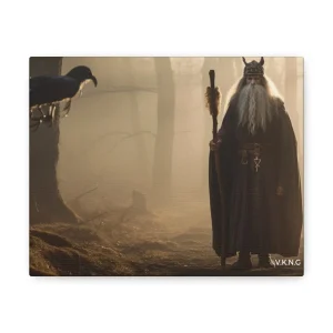 Canva 16:9 Celtic Druid and Mysterious raven