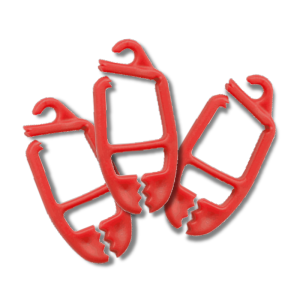 Supi Strumpklämmor, 15 röda