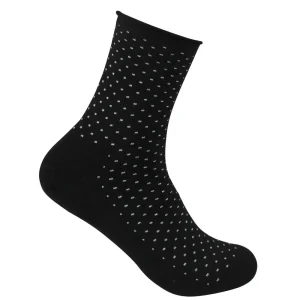 Diabetessock, svart, prickig, 40-42