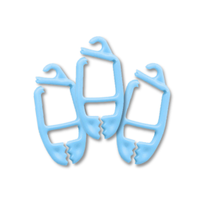 Supi Strumpklämmor, 15 ljusblå