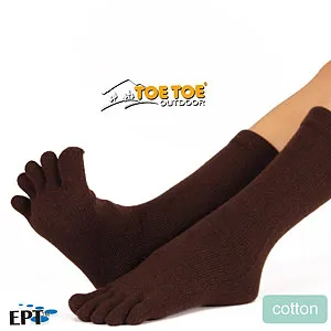 Ulltåstrumpa, mörkbrun, L