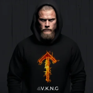 Tiwaz Flaming Rune V.K.N.G™ Hoodie