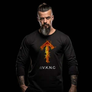 Tiwaz Flaming Rune V.K.N.G™  Long Sleeve