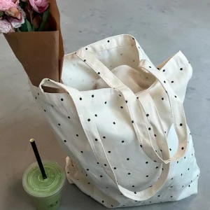 Tote Bag - Black Dots