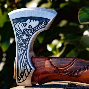 Hand-forged Valkyrie Camping Hatchet
