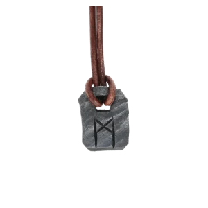 Mannaz Rune Forged Pendant