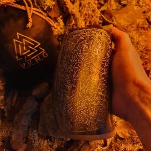 Handmade Mug - Mjolnir & Vegvisir
