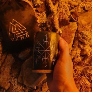 Handmade Myrkur Þengils (Prince of Darkness) Shot Glass