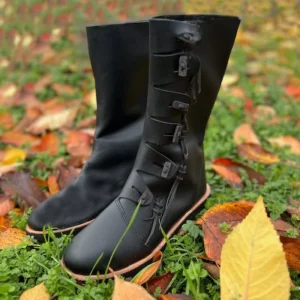 "Odin” Viking Boots Black